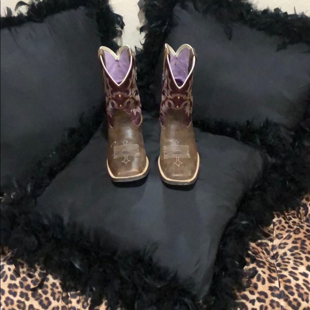 Girls Ariat Tombstone Western Boots